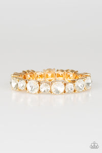 Paparazzi Born To Bedazzle - Gold Bracelet