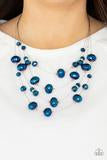 Paparazzi Cosmic Real Estate Blue Necklace